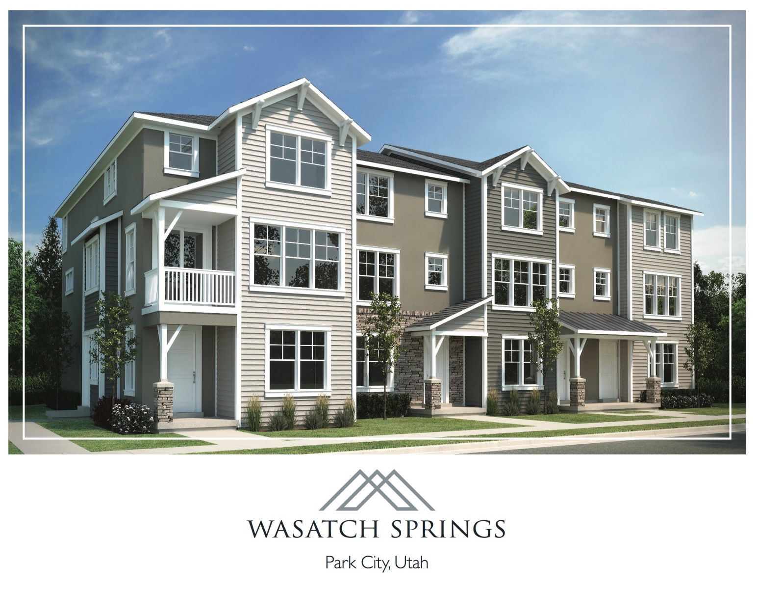 Wasatch Springs Townhomes Park City Real Esate For Sale