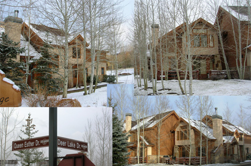 Collage of a rather large Deer Valley condo housed in Deer Lake Village