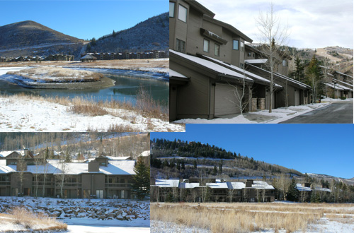 Collage of a bunch of Lakeside condominiums in Deer Valley